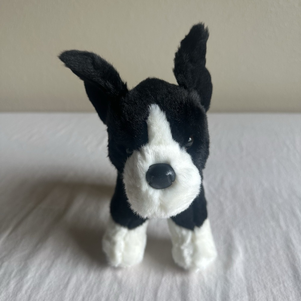 Douglas Cuddle Toys Boston Terrier Stuffed Plush Puppy Dog #1707
